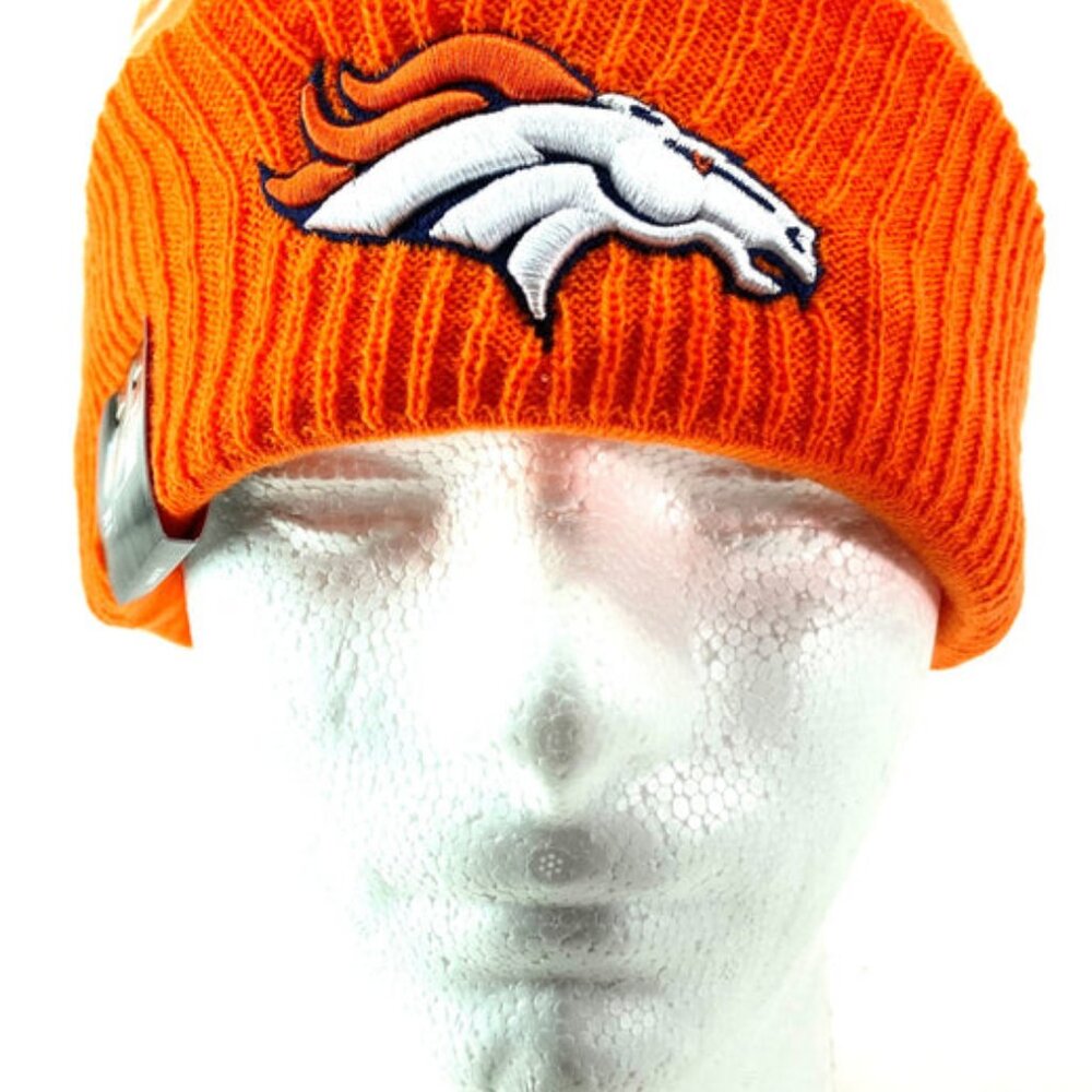Denver Broncos NFL Biggest Fan 2.0 Knit Beanie Hat